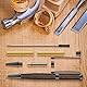 Sknrlko 20 Stk. 7mm Slim Pen Set mit Nachfüllungen -Drehkugelschreiber-Set für DIY Kupfer Lehrer Studenten C