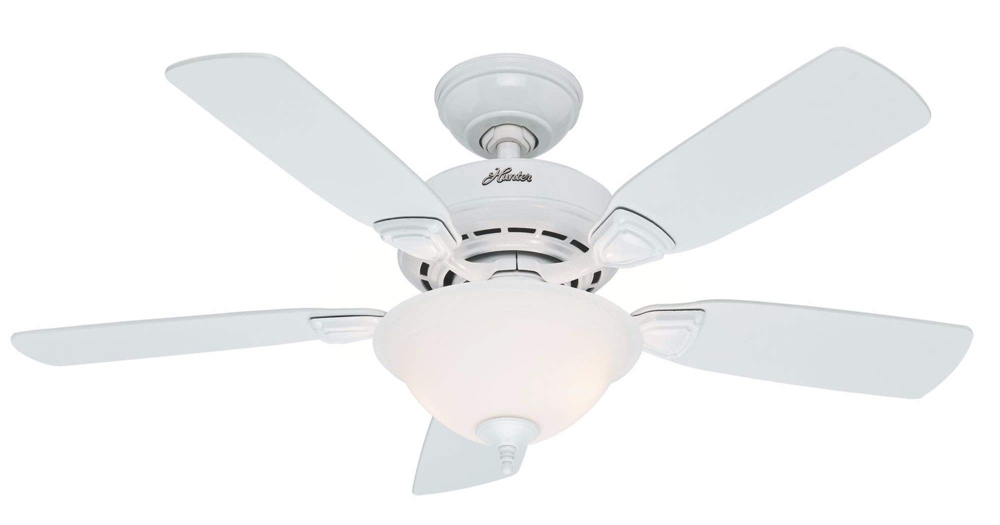 Hunter Caraway Indoor Ceiling Fan with LED Light and Pull Chain Control