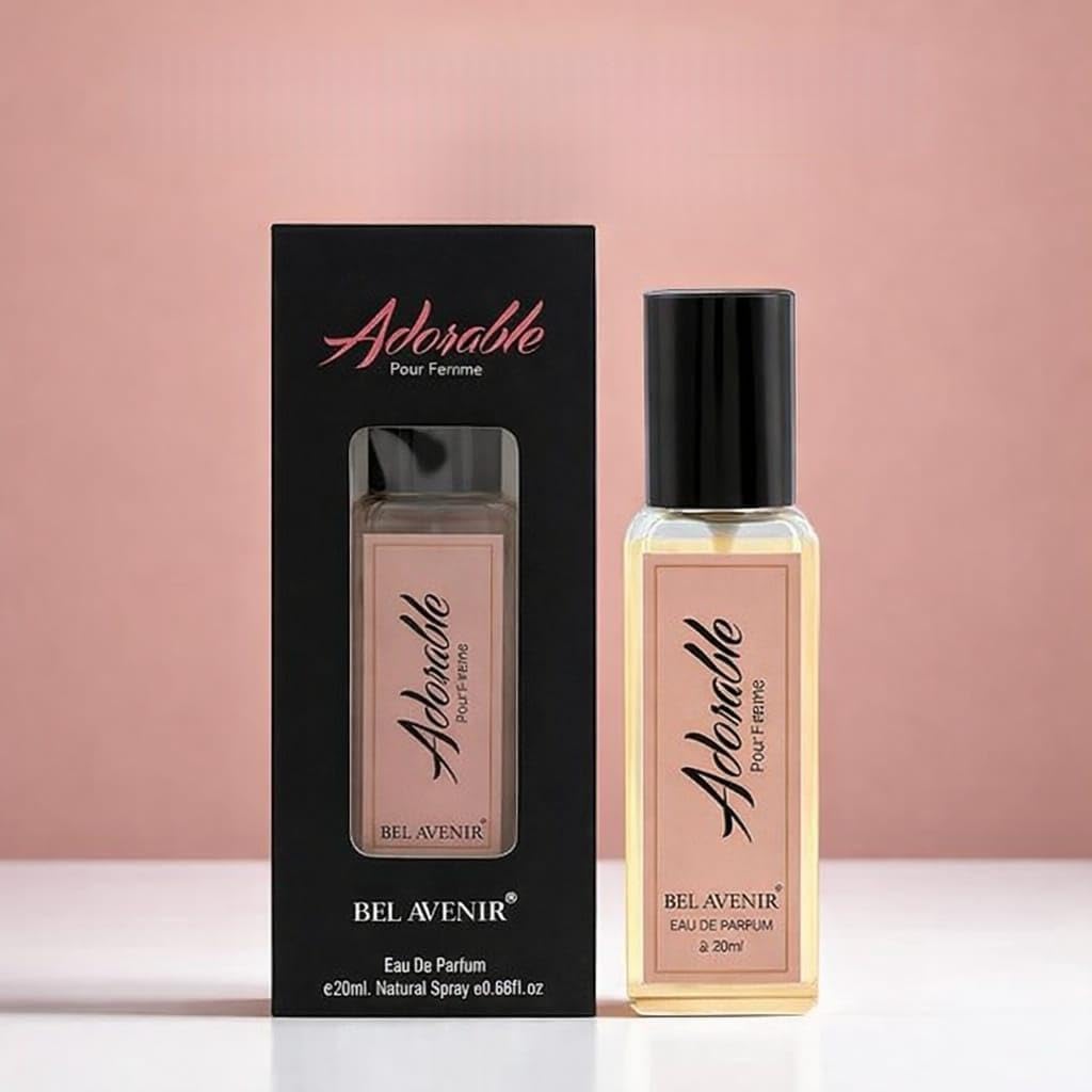 - Adorable EDP Pour Femme pocket/Traveller Kit Perfume (Floral Fruity Notes, 20ml)