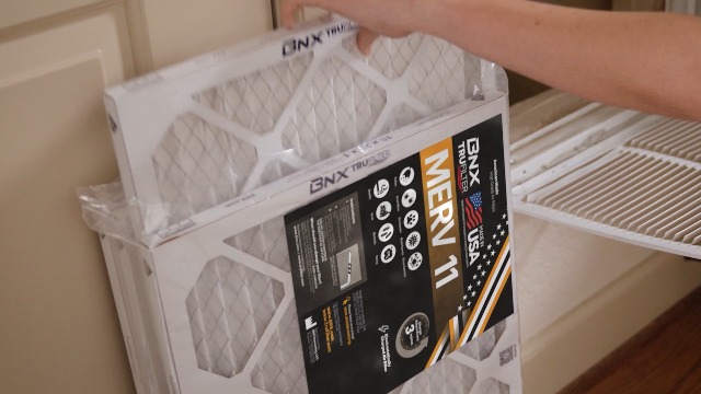 Image of BNX 20x20x1 MERV 11 Air Filter 2 Pack - MADE IN USA - Electrostatic Pleated Air Conditioner HVAC AC Furnace Filters - Removes Dust, Mold, Pollen, Lint, Pet Dander, Smoke, Smog