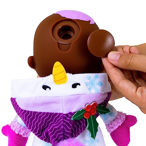 Cry Babies Tiny Cuddles Christmas Holly - 9" Baby Dolls, Cries Real Tears, White Snowman Themed Pajamas #TOP2