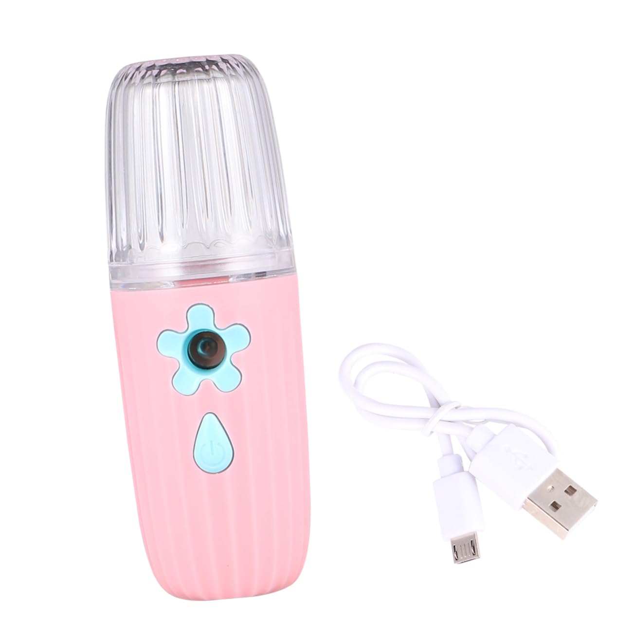 Mikinona 1Pc Portable Facial Mist Sprayer Rechargeable Moisturizer for for Hydration
