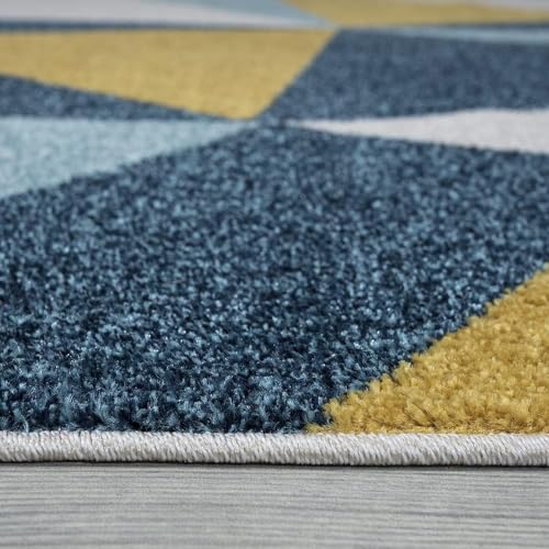 Image of Shaggy Carpet for Living Room 7 X 10 FEET Fluffy Plush Area Rug, Thick Fur Floor Carpet Modern Cozy Rug for Home Decor, Kids Room Bedside Hall, Durable Comfortable Shaggy Rug (Sky)