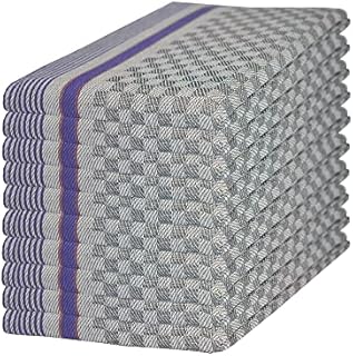 Kitchen Bed & Bath Linens-Multipurpose Kitchen Towels, Pack of 10 Soft Feel Fingertip Towels, Highly Absorbent, Lint Free Tea Towels (Grey Kitchen Towel)