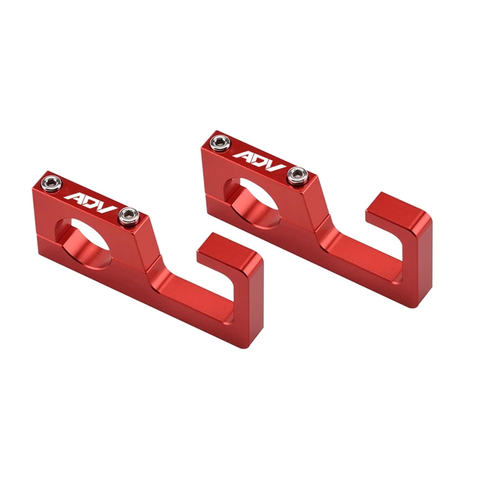 AUytcin Bike Hook Storage Hook for Hon@&da ADV350 ADV150 ADV160 ADV 350 150 160 ADV Motorcycle Hook Handlebar Luggage Bag Hanger Hooks Holder Accessories(2PCS Red)