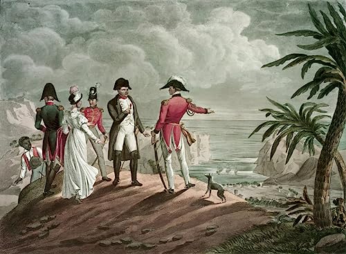 Impression d'art Bonaparte à Sainte-Hélène - Toile haute définition 60x90