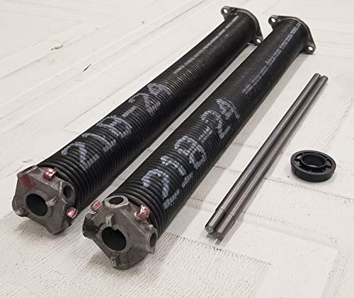 Pair of 218 X 2" X 21" - 33" Garage Door Torsion Springs with Winding Bars (24)