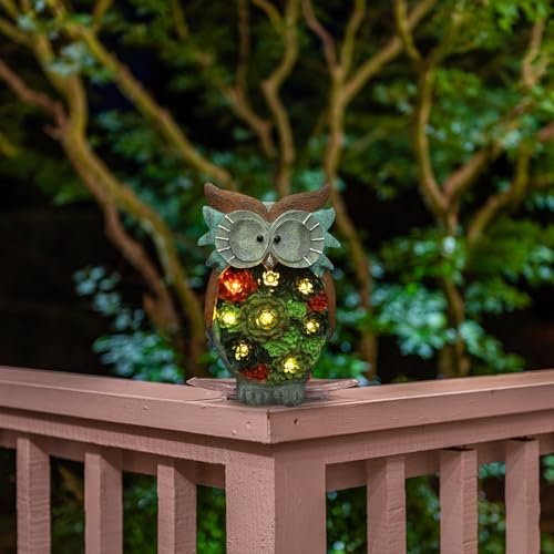 Veilleuse décorative LED hibou avec étanchéité renforcée pour extérieur - 7