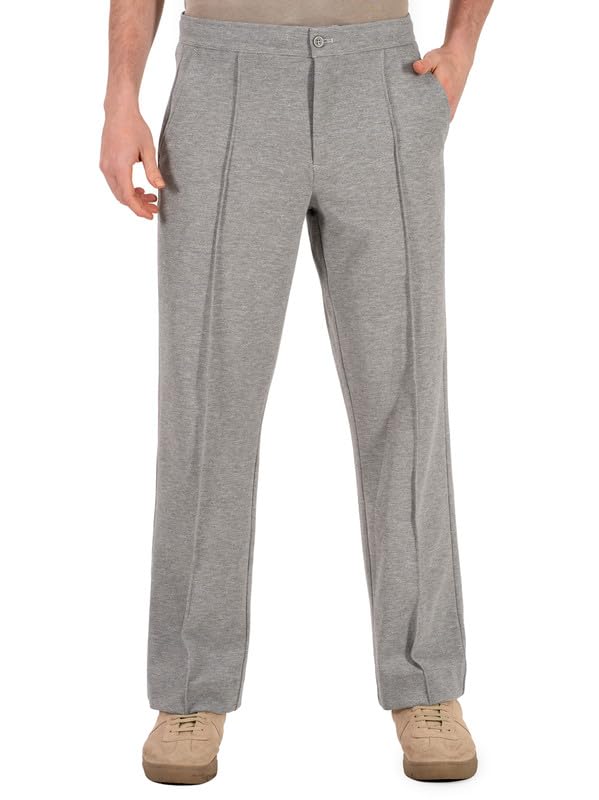 Image of The Pant Project Relaxed Fit Korean Pintuck Pants for Men | Stylish Relax Fit Men's Wear Trousers for Office or Party | Mens Fashion Dress Trouser Pant