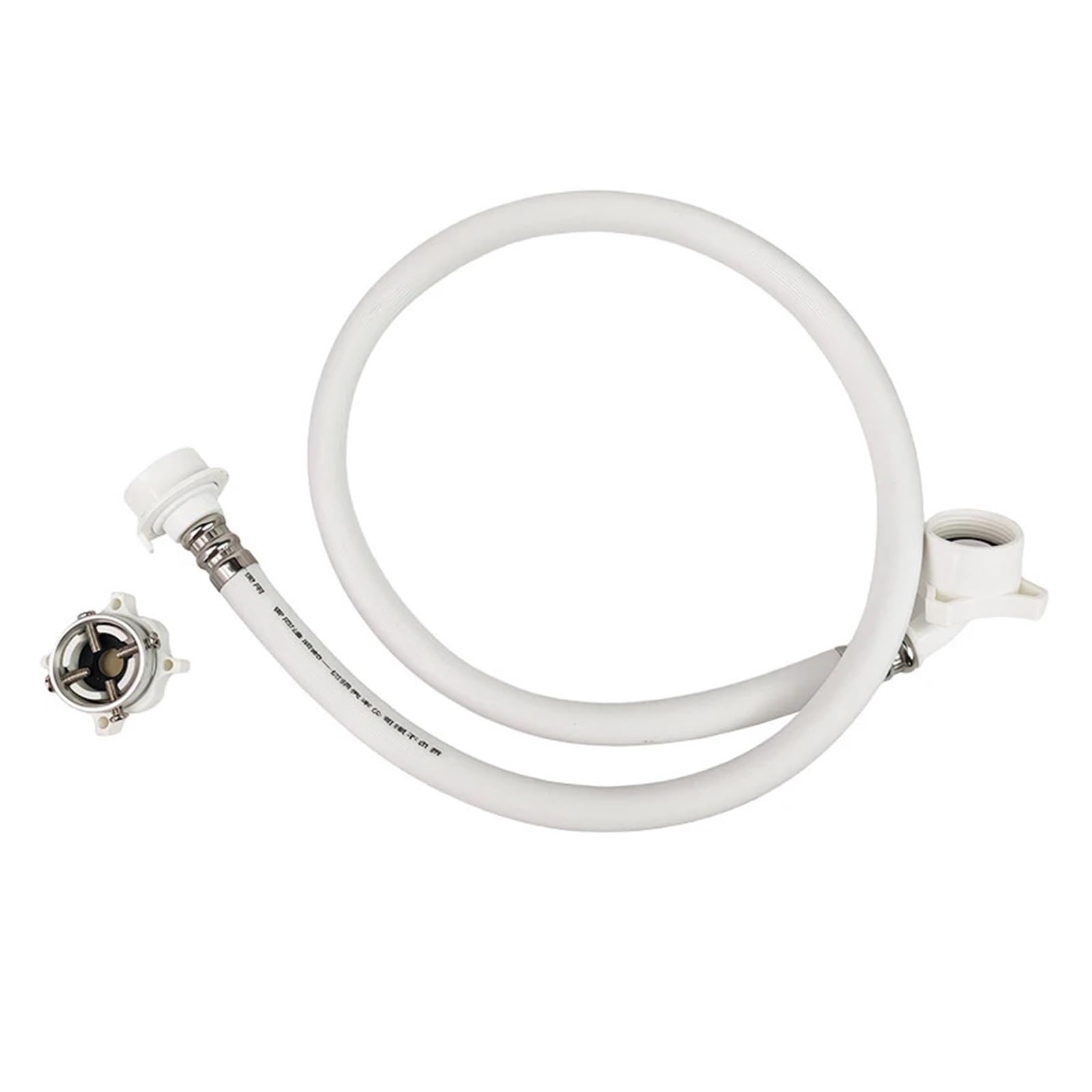 Tubo Di Ingresso Lavatrice Universale Da 1 M/1,5 M/2 M | Tubo di ingresso, connettori anti-distacco 3/4, universale for la maggior parte delle lavatrici(2M)