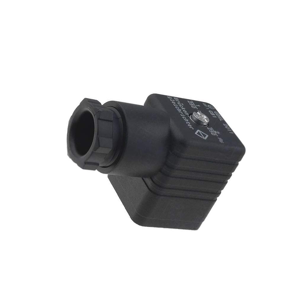 932329100 GDML 2011 GB1 SCHWARZ Steckverbinder: Ventil Stecker Format A 18mm wei
