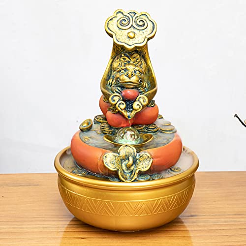 Fuente de mesa zen con luces LED para transformar tu escritorio en un oasis de relajación 7