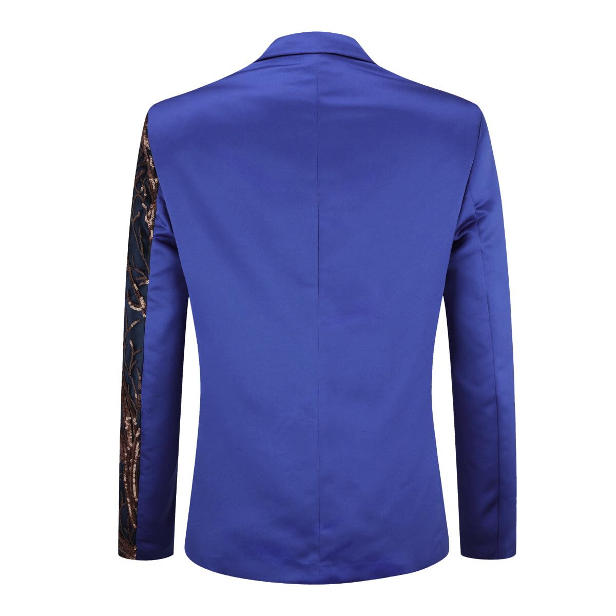 Allthemen Veste de Smoking Costume Homme Brillant de Mariage avec Un Bouton