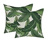 Set of 2 - Indoor / Outdoor 17' Square Decorative Throw / Toss Pillows - Made with Tommy Bahama...