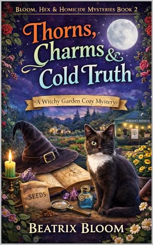 Thorns, Charms & Cold Truth: A Witchy Garden Cozy Mystery