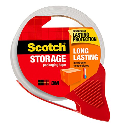 Scotch Brand Scotch Long Lasting Storage Packaging Tape with Dispenser, 1.88 in. x