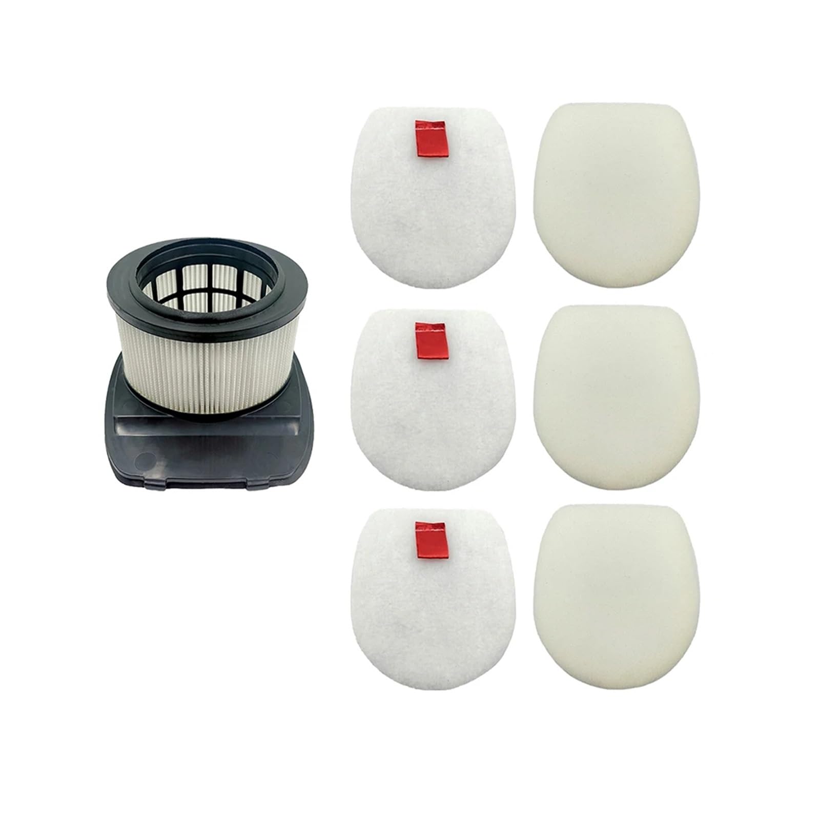 KurOto Kit de Filtro de Espuma con Filtro HEPA, Cepillo de Rodillo for Suelo, Compatible con Shark IC300 IZ251UK IZ102, repuestos de aspiradora (Color : 1pcs)