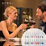 Dark Blue Drop Earrings for Women Dangling, Sterling Silver Dangle Earrings Christmas Earrings, Silver Dangly Earrings Sapphire Earrings September Birthstone Jewellery Gifts for Mum - Image 6