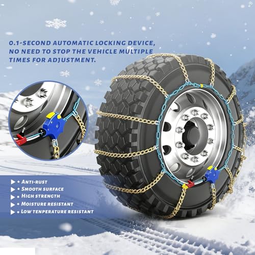 Diluculo Titanium-Enhanced Snow Chains
