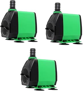 POPETPOP 3 Conjuntos De Bomba Submersível Bombas De Aquário Submersível Pequena Bomba De Água Submersível Bomba De Depósito Bomba De Fonte Submersível Bomba De Lagoa Bomba De Afundamento