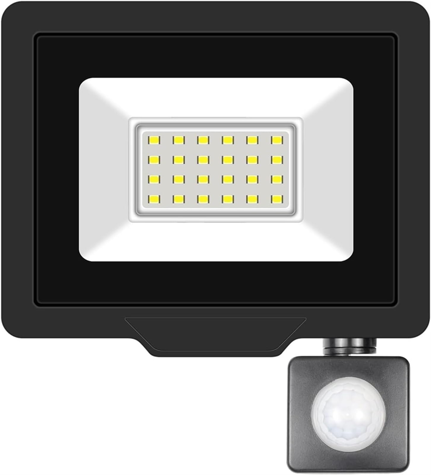 YTBHSHXZ Outdoor Lights， Induction with Adjustable PIR Sensor Floodlight Outdoor for Patio, Garden(Warm,20W)