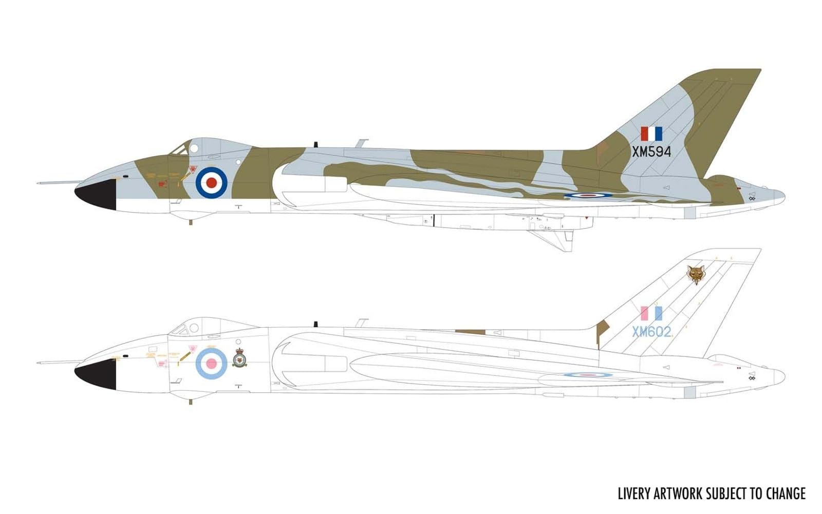 エアフィックス　1/72 アブロ バルカン　プラモデル エアフィックス 1/72 イギリス空軍爆撃機 アブロ バルカン