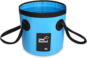 Ruikcoll Faltbarer 12L Eimer Blau