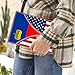 Liechtenstein Liechtensteiner America Flag Printed Zipper Leather Journal for Men Women 100 Pages A5 Ruled Notebook Lined Notepad for Writing Note Taking Travel Diary for Teachers Students