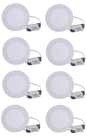ONLINE GENERATION 12 watt Round Panel Light 14 Pack Led Slim Panel Light Round Ceiling Light for Living Room Home Decor Office Cafe Light White Colour Pack of 14, with 2 Years Warranty
