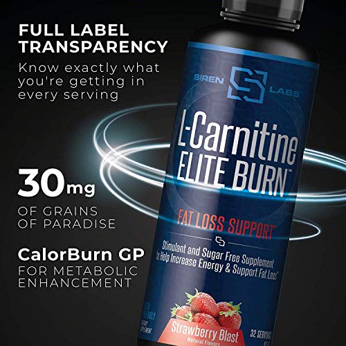 Censor Nds Nutrition Fat Loss-Body Toner With Cla (90 Softgels) & Siren Labs L-Carnitine Elite Burn Fat Loss Support Strawberry Blast 3000 Mg (32 Servings) #TOP6