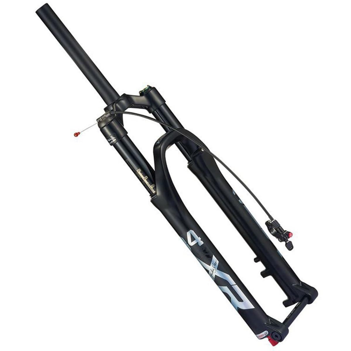 FKXSXAZ Suspension Fork 26 27.5 29 In XC MTB Bike Front Forks 120mm Travel Lock Thru Axle 15×100mm Straight Steerer 1-1/8" Disc Brake Damping Adjust