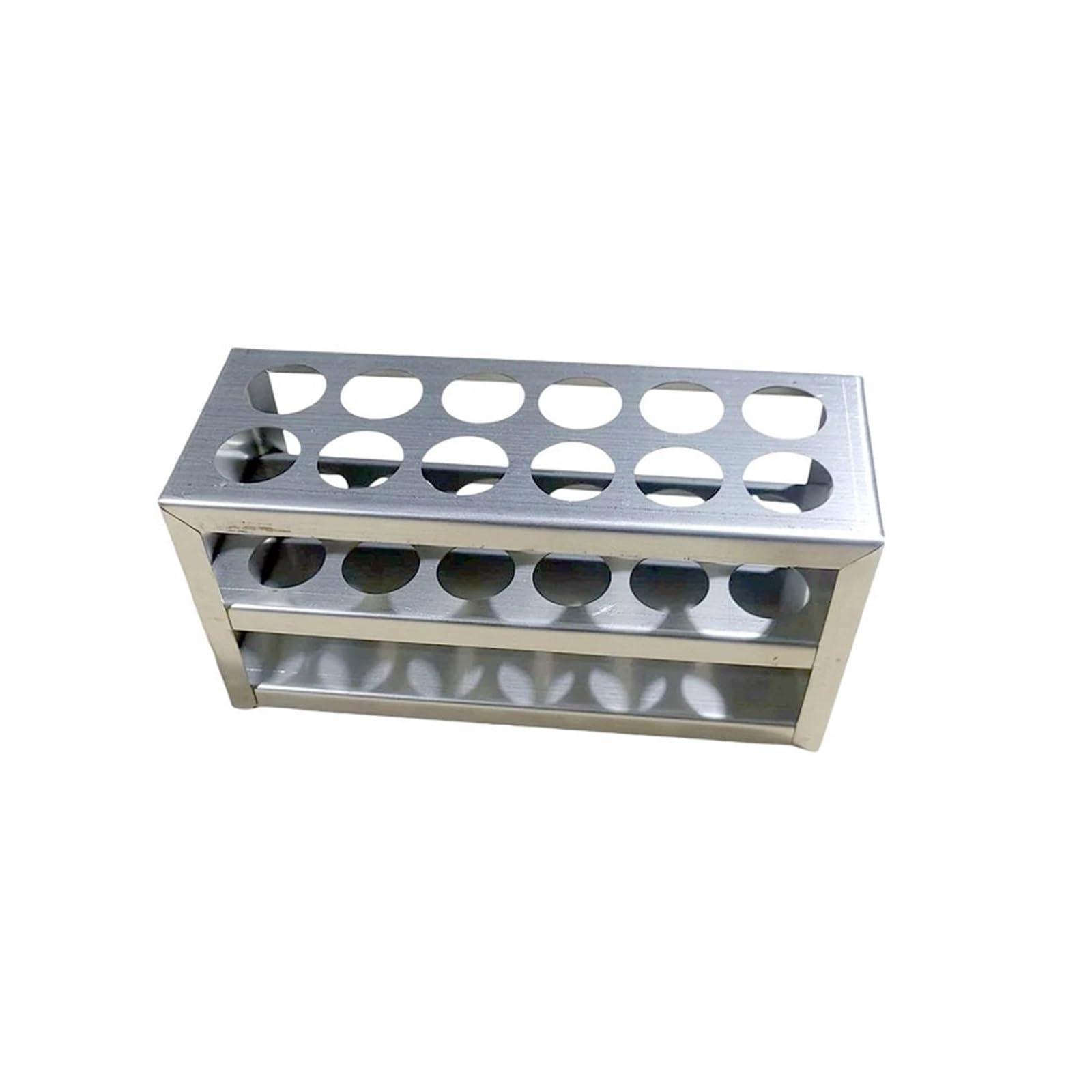 soporte for tubos de ensayo Soporte de filtración aceite con rejilla acero inoxidable, herramienta multifuncional alta velocidad(40Hole)