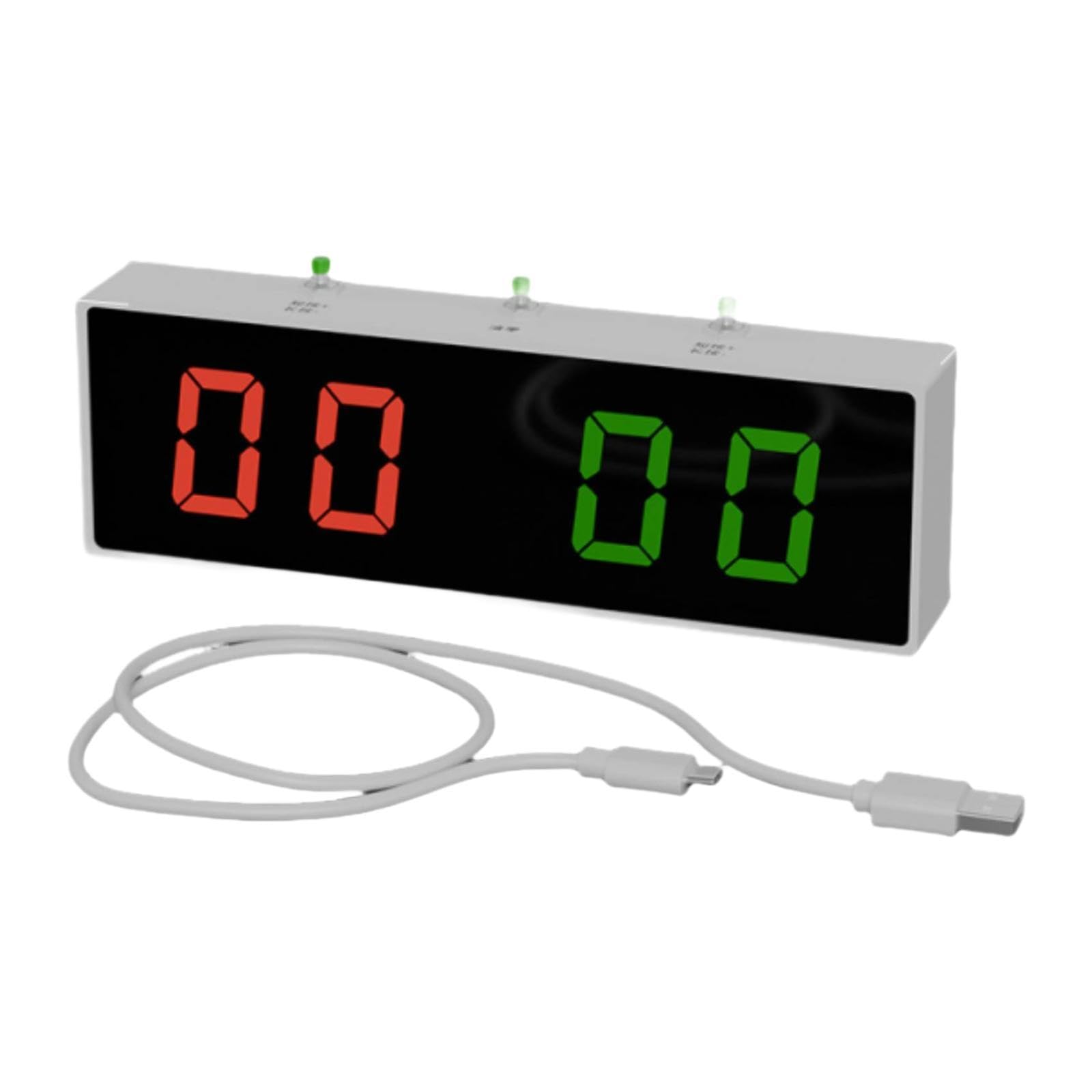 Tabellone segnapunti elettronico per Biliardo, Digitale, Pratico, con Cavo USB, Robusto, Multifunzionale, Bianco.