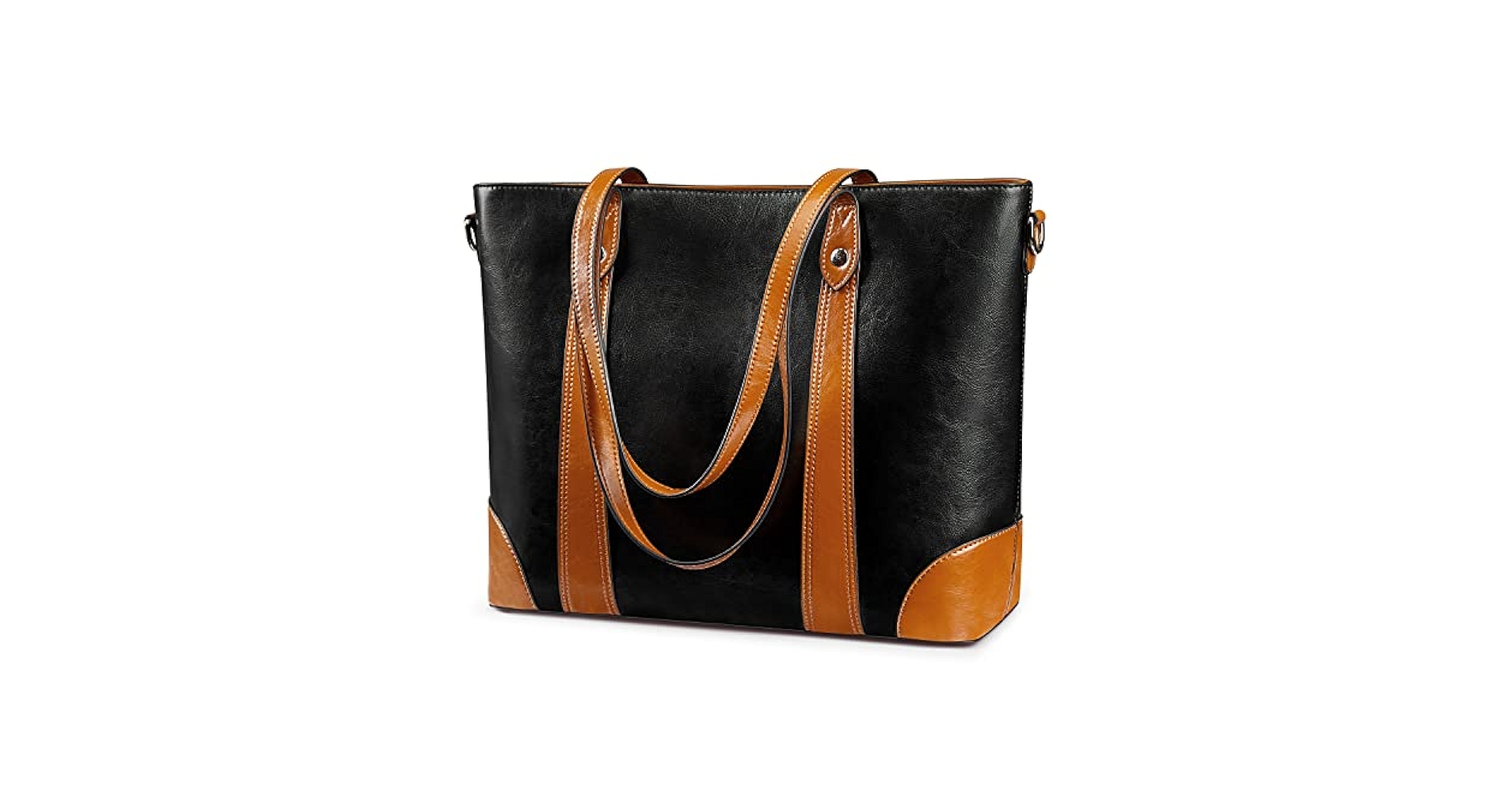 Amazon.com: S-ZONE Leather Tote Bag for Women Office
