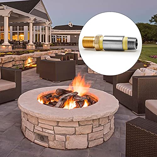 Stanbroil Lp Propane Gas Fire Pit 1/2" Air Mixture Valve - High Capacity 150K Btu Stainless Steel #TOP5