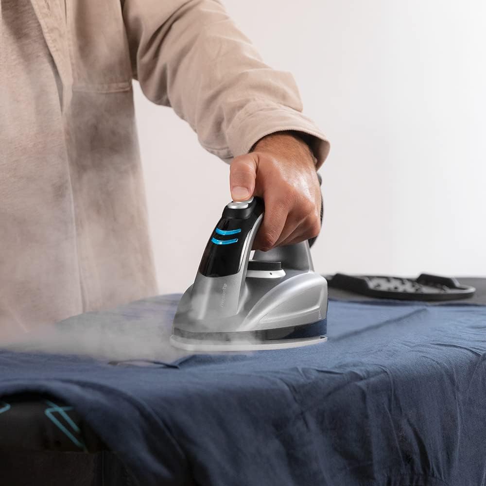 Cecotec Fast&Furious 9050 X-Treme Steam Generator Iron with its hanger system extended