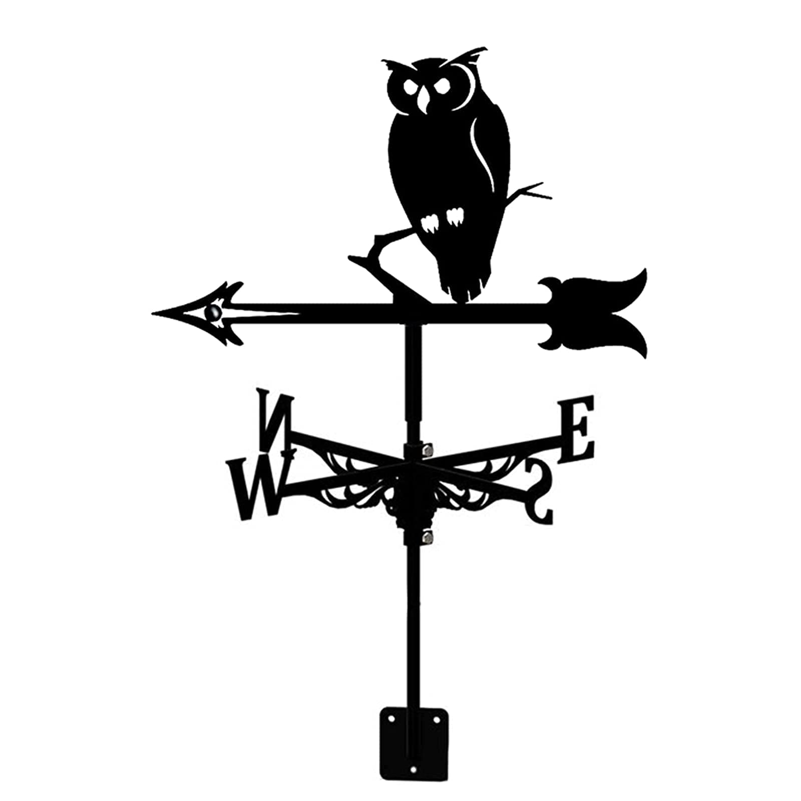 RKYRRKI Weather Vane Stainless Steel Outdoor Weathervane Retro Farm Scene Garden Stake Weather Vane Wind Direction Indicator, Garden Decorations