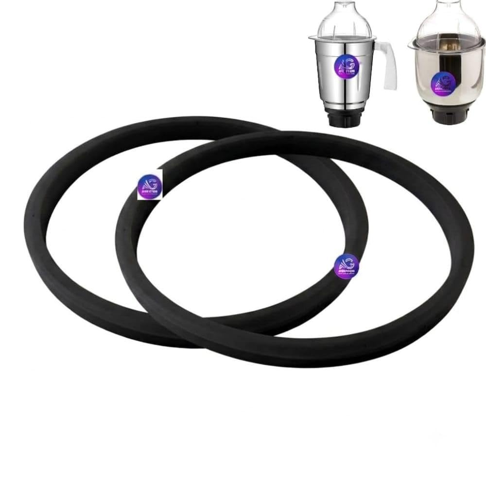 Mixer Big Jar Lid Rubber Washer/Belt (12.8cm) – Pack of 2 Dome Gaskets for Compatible with Preethi Transprents Lid Gaskets 1.5L Jars – Leak-Proof Fit for Blue Leaf, Zodiac, Eco Plus, Steele,crown.-image-10