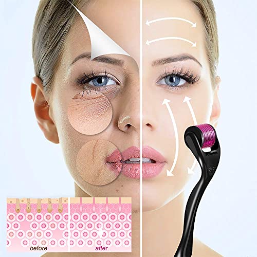 Derma Roller 1.0mm for Face, Body and Scalp - Derma Roller for Men and Women with 540 Micor Roller - Beard Roller for Hair & Beard - Image 4