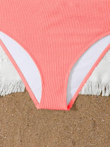 Image of RoseSeek Girl's 2 Piece Padded Bathing Suit Wireless Starfish Swimsuit Spaghetti Strap Vacation Beachwear Set