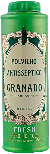 Granado Polvilho Antisséptico Fresh, Verde, 100G
