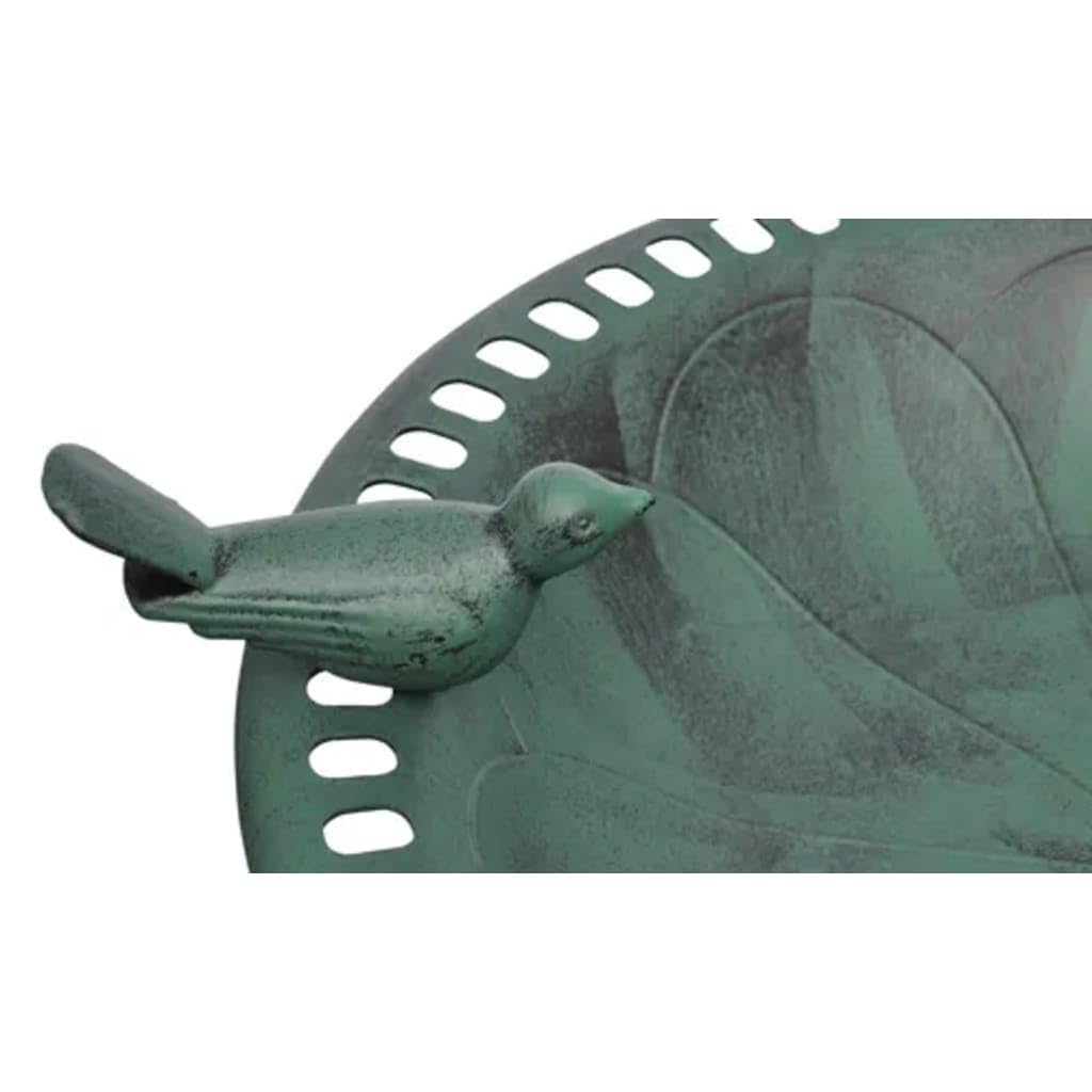 Baño para pájaros con pájaro decorativo para exteriores, jardín, bebedero para pájaros, aves silvestres