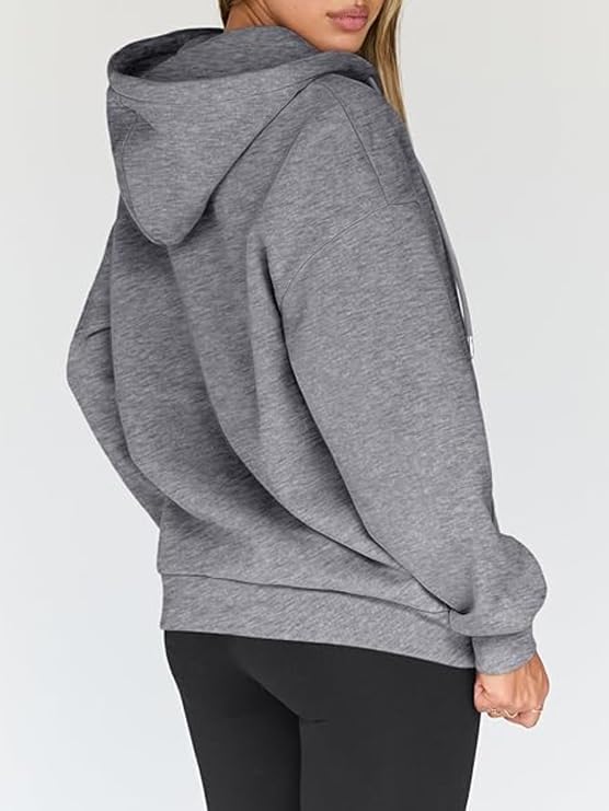 Womens Zip Up Hoodies Oversized Sweatshirts Casual Fall Spring Warm Fleece Jacket Thick Y2k Coats Winter Clothing - Image 5