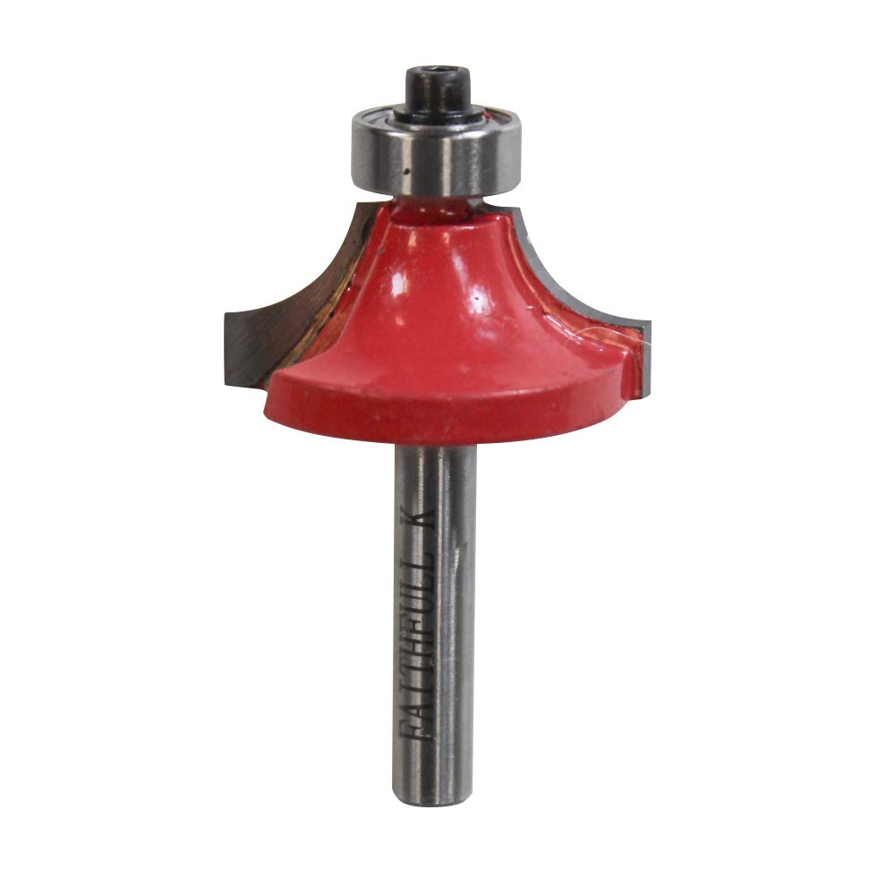 Faithfull Bearing Guided Rounding Over Ovolo Router Cutter 15.8mm 9.5mm 1/4"