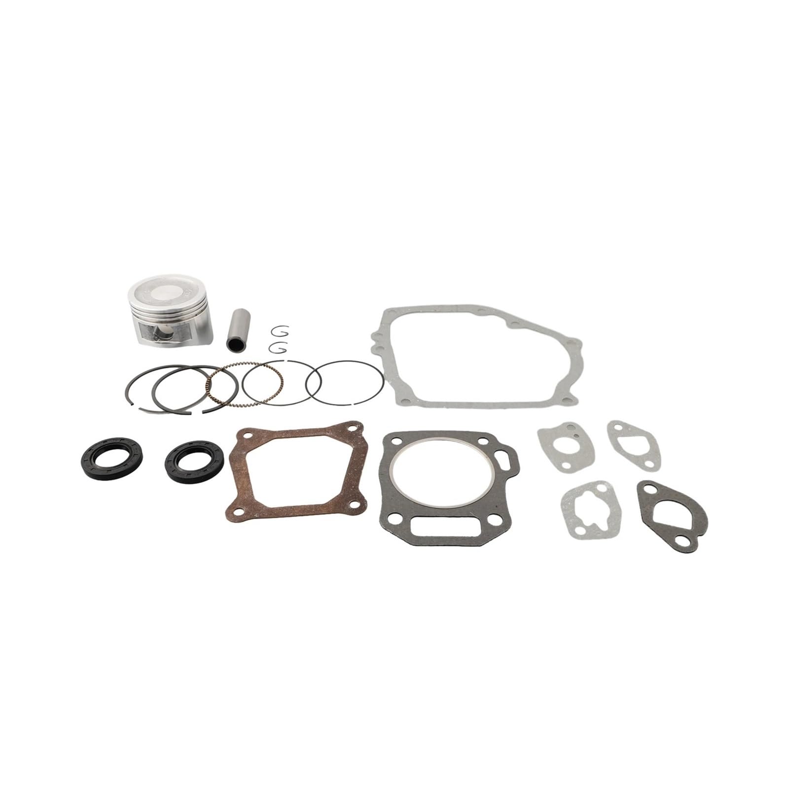 Motore generatore a Benzina a 4 Tempi Trimmer Motore for H-nda GX160 GX200 168F Pistone Fasce Elastiche Guarnizione Paraolio Ricostruisci Set