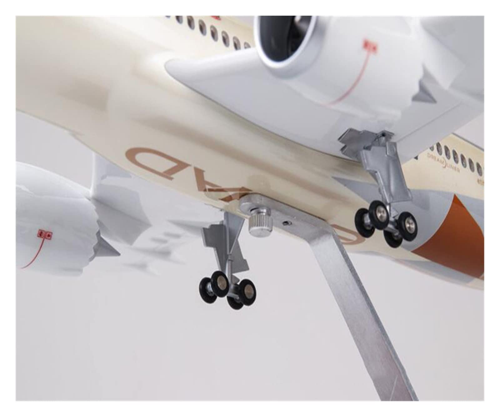 1 130 dla Boeinga B787 prototypowy model samolotu linii lotniczych lekkie koło skala odlew ciśnieniowy żywica prezenty dla dorosłych Hobby zestaw do gry (bez światła)