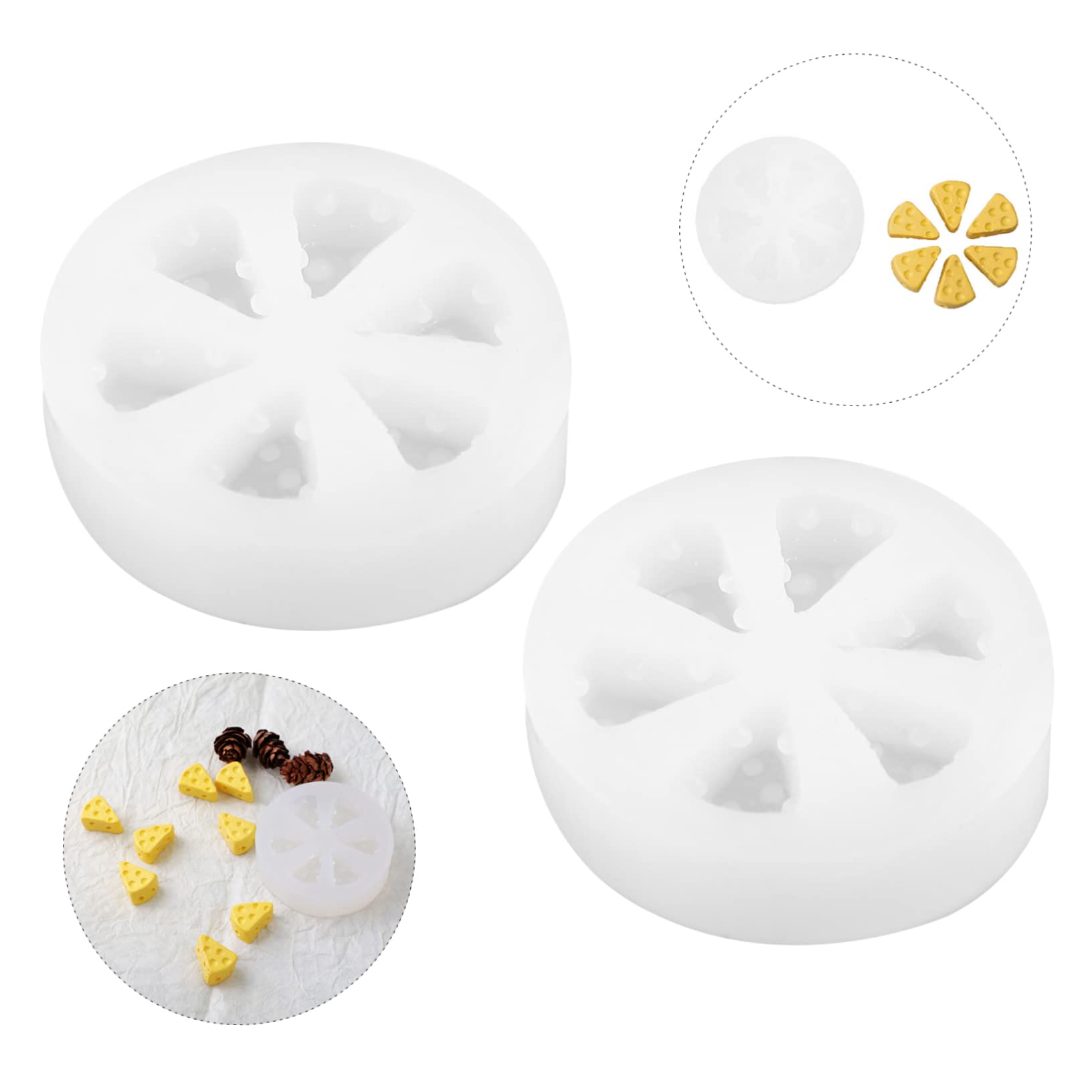 jojofuny 6 Set Stampo Silicone per Forme per Dolci Cioccolatini E Fatte Mano Materiale E Antiadherente per Creazioni Artigianali Cucina 2 Pezzi*6