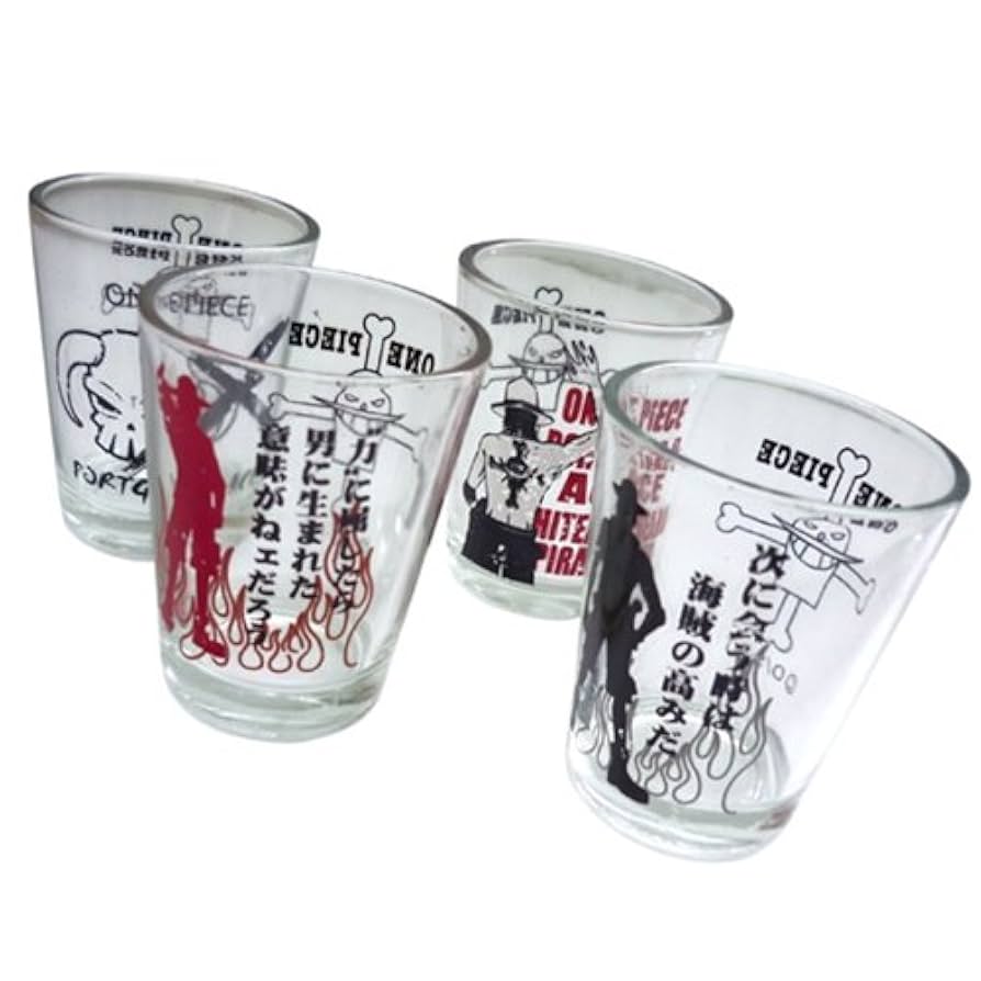 ONE PIECE ショットグラス One Piece Shot Glass Set Japan NEW 7 Types Tony Tony Chopper