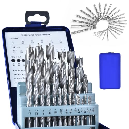 KODIVEX Brad Point Drill Bit Set