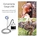 Walbest Portable Shower for Camping, Battery Powered Portable Outdoor Showers, Handheld Rechargeable Camping Shower, Waterproof Camp Pump with Showerhead for Hiking, Travel, Car, Pet White